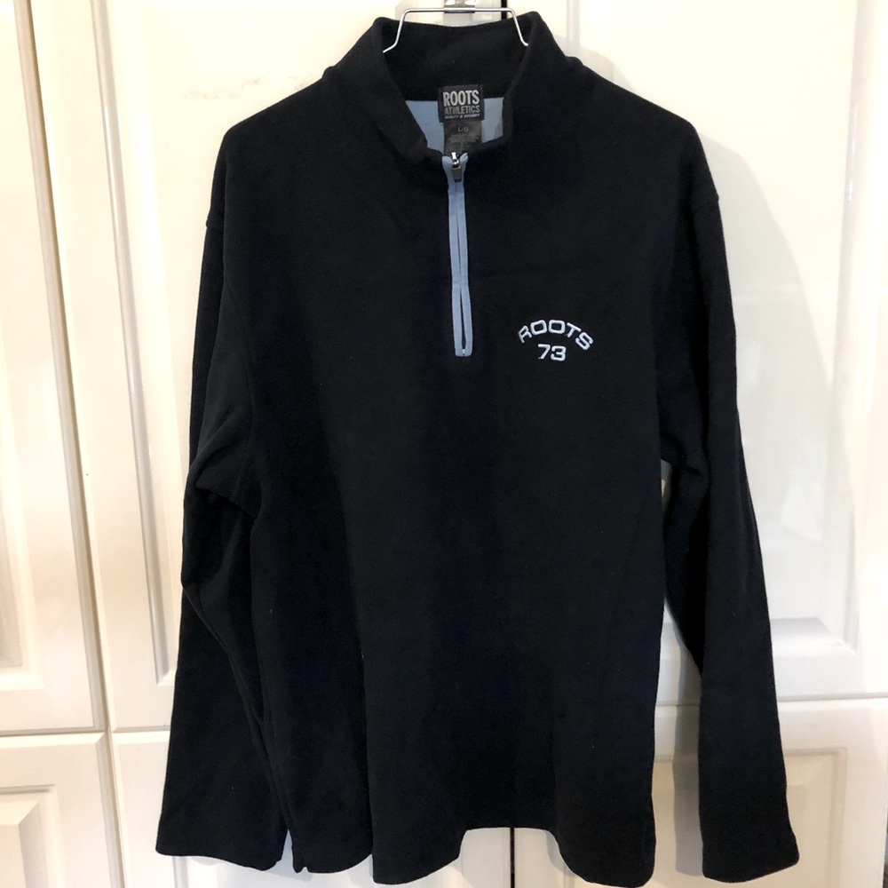 NWT Roots Athletics Snow Storm Zip Mock Top Size L